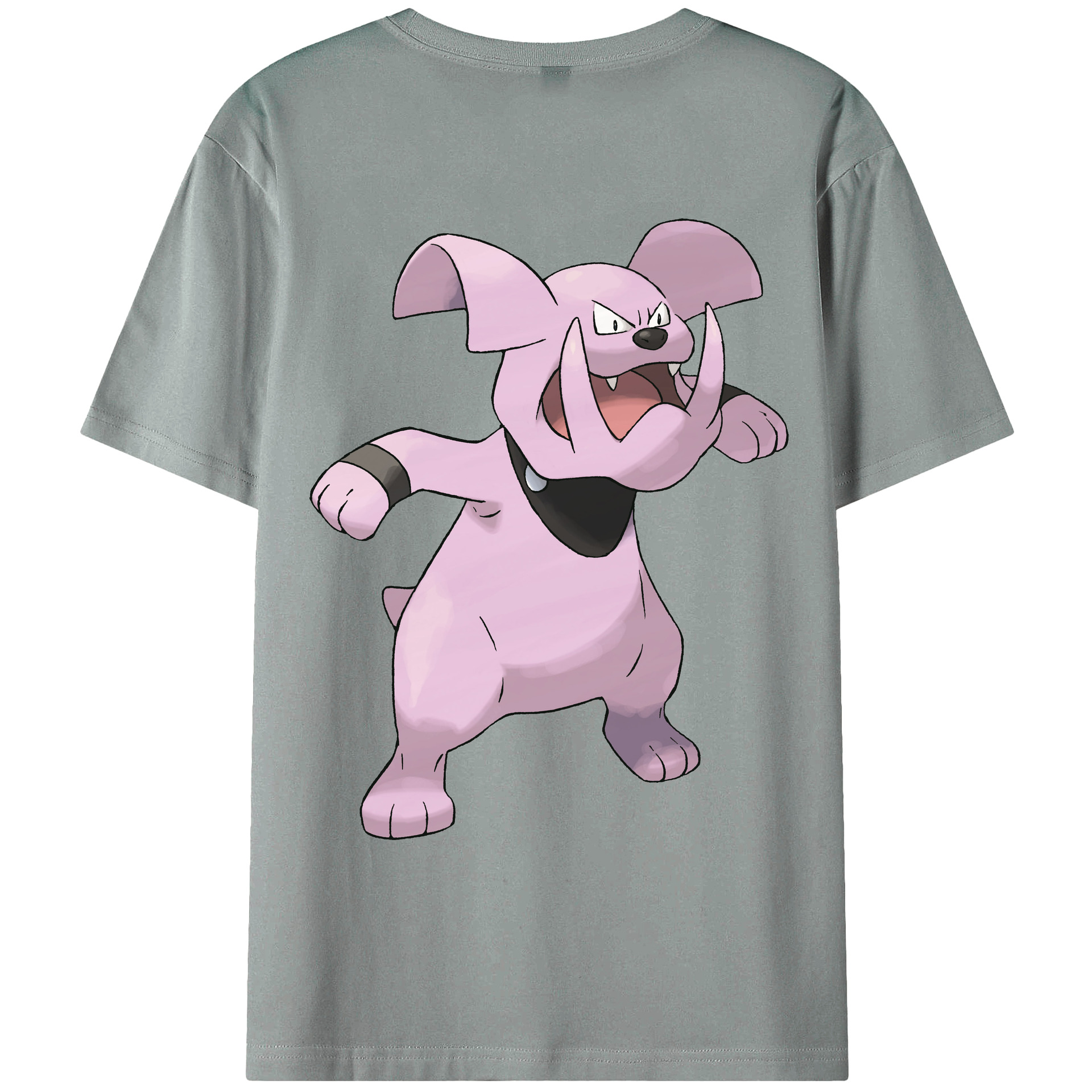 （画像用） ポケットモンスター Pokémon 綿100％ メンズ半袖Tシャツ（バックプリント） 通気性